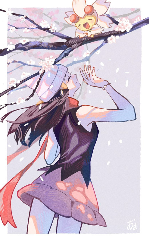 dawn-cherrim-and-cherrim-pokemon-and-1-m