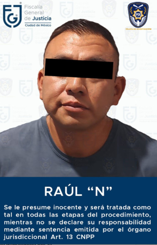 Detienen a líder criminal de la Unión Tepito, Raúl “N”, alias “Mi Jefe”