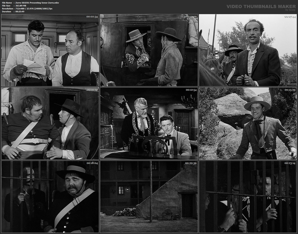 Zorro S01E01 Presenting Senor Zorro.mkv