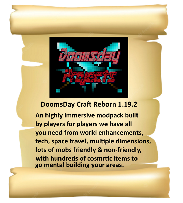 DoomsDay Projects Reborn 2023 - Minecraft Modpacks - CurseForge