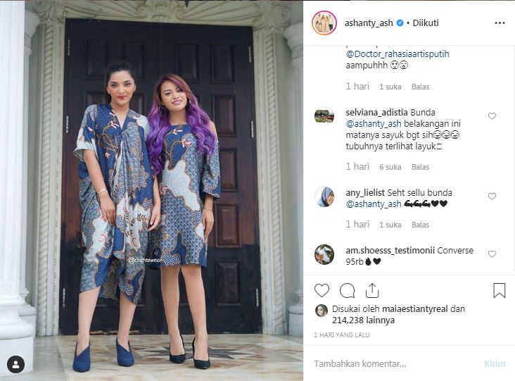 Ekspesi wajah Ashanty jadi sorotan warganet