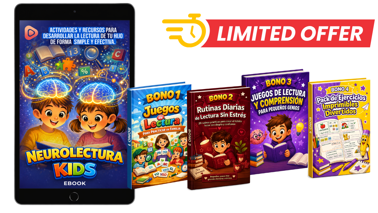 Kit NeuroLectura Kids — vista del producto completo