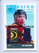 2002 03 ITG Parkhurst Retro Stick Jersey RSJ 25 Ilya Kovalchuk Atlanta Thrashers COPY 13A