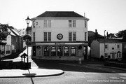 Barclays Bank on the Strand, Bude. Formerly a hotel called Blanchminster House.