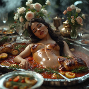 Garden wedding wom served Blackh series B 0 20