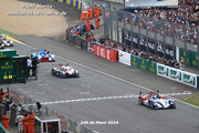 24 HEURES DU MANS YEAR BY YEAR PART SIX 2010 - 2019 - Page 20 2014-LM-100-Start-18