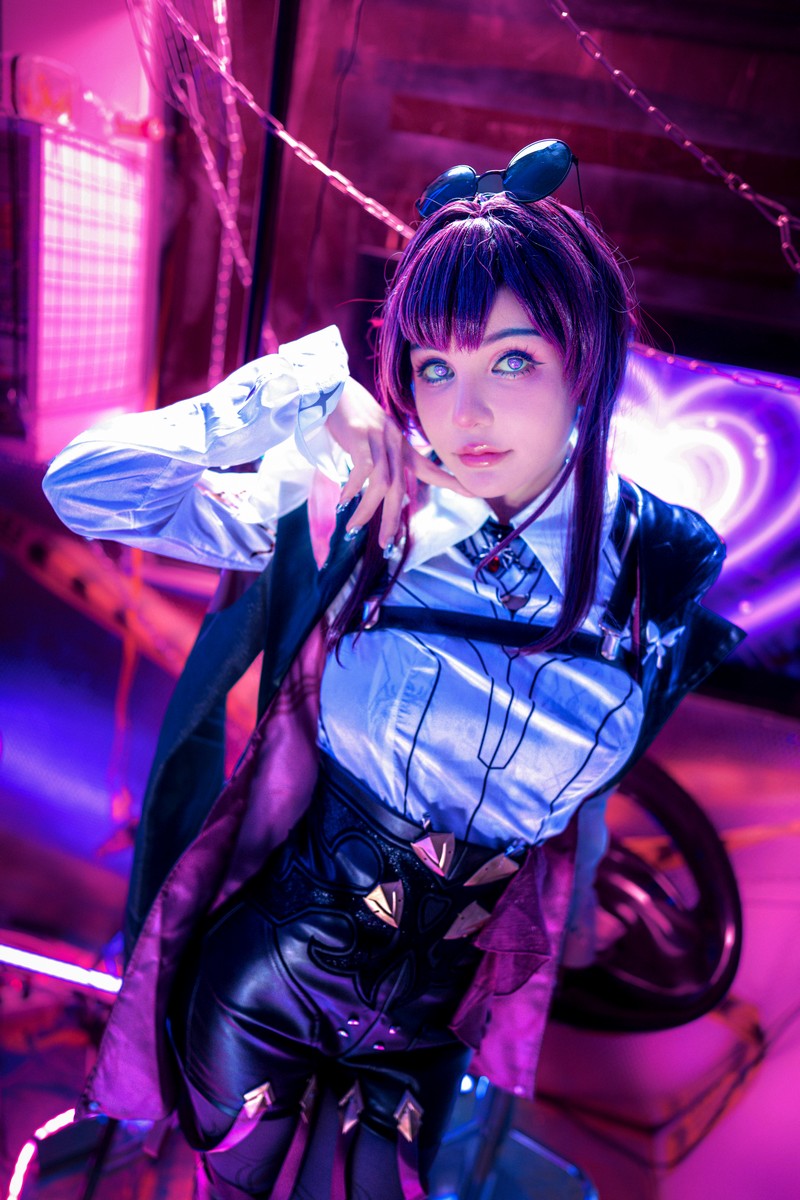 Joyce Lin2x Kafka Cosplay Honkai Star Rail 高清写真 65P插图2