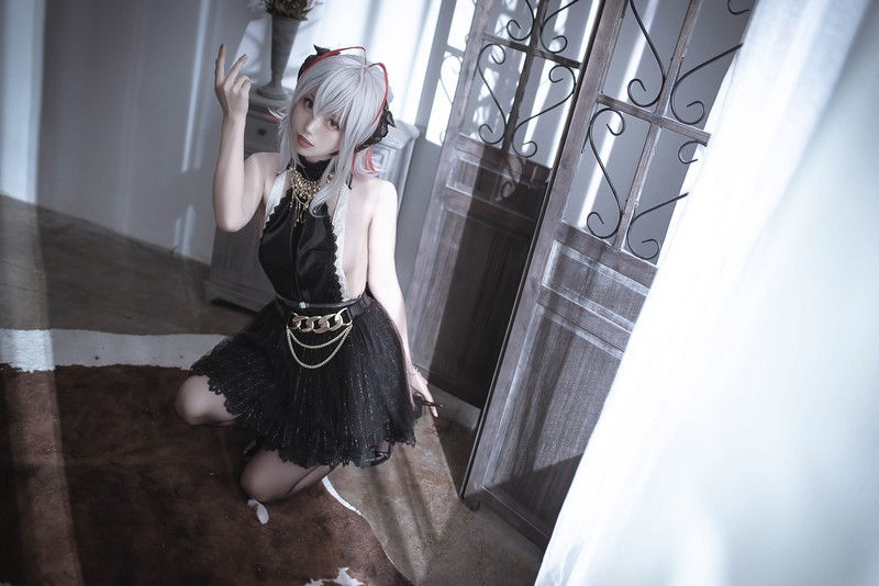 切切Celia 明日方舟 W 礼服 Cosplay 高清写真 20P插图3