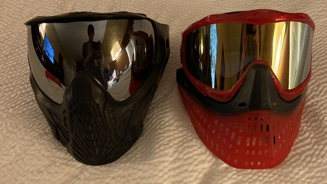 Ice Series Maschera Termica/Occhiali JT Proflex Per Paintball - Modello Spectra, Colore Nero, Nuovo Occhiali Motocross