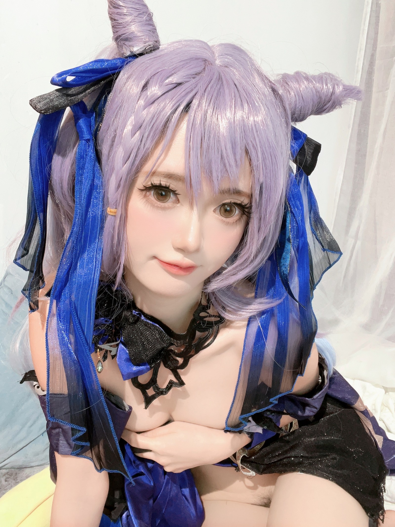 趴趴捣蛋陌 刻晴 Cosplay 写真合集｜原神人气角色 写真＋视频（92P＋1V｜677MB）插图8