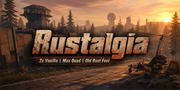 Баннер сервера [US] Rustalgia 2x | Old Rust Feel | Max Quad | Vanilla JUSTWIPE