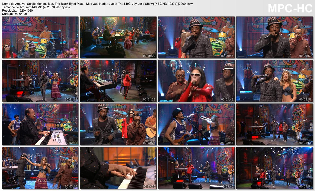 Sergio Mendes feat. The Black Eyed Peas - Mas Que Nada (Live at The NBC, Jay Leno Show) (NBC HD 1080
