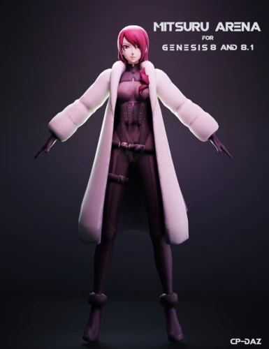 Mitsuru Arena For Genesis 8 and 8.1 Female