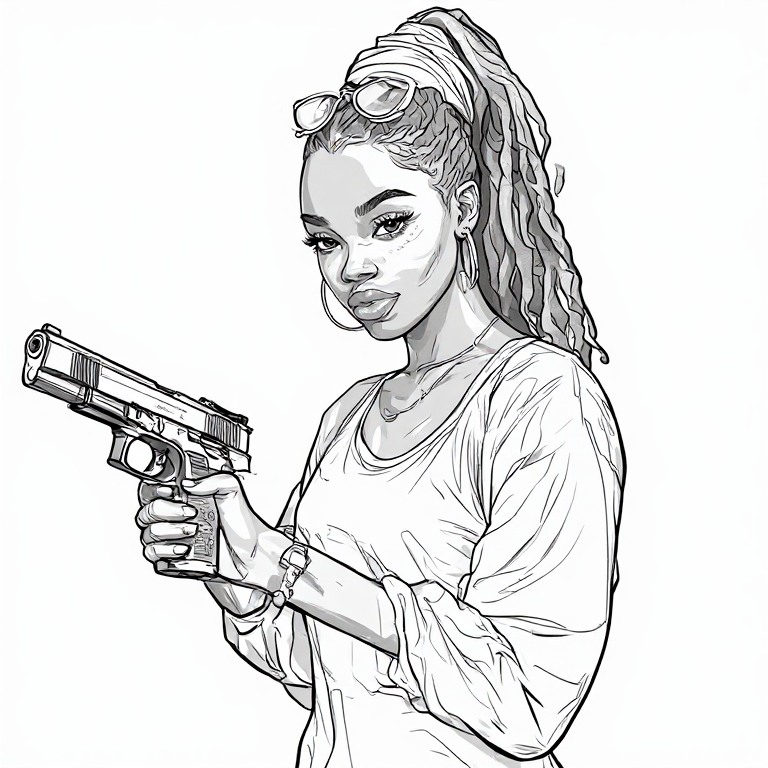 GTA-s-ebony-girl-holding-gun-L-(21)