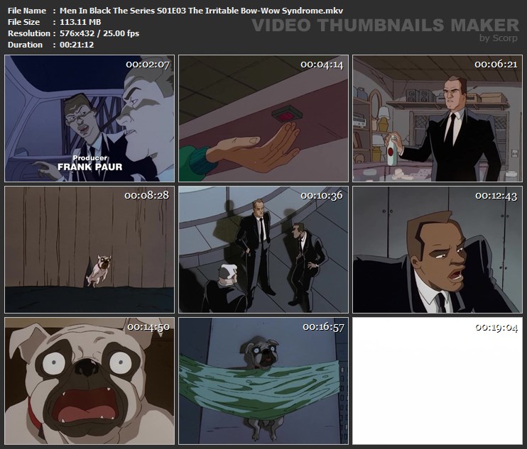 Men In Black The Series S01E03 The Irritable Bow-Wow Syndrome.mkv