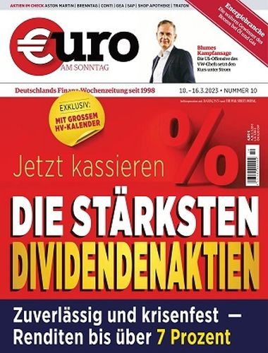 Cover: Euro am Sonntag Finanzmagazin No 10 vom 10  März 2023