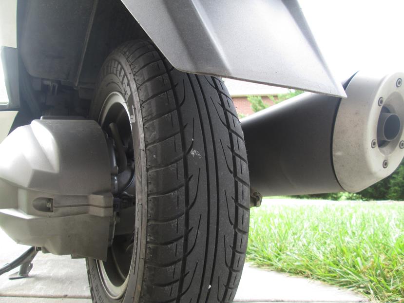 Car Tire @ 12000 miles (0.140 Depth)