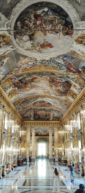 Roma y Florencia en 3 días - Blogs de Italia - Roma: Galería Colonna, único fresco de Caravaggio, Criptas, Vaticano etc (3)