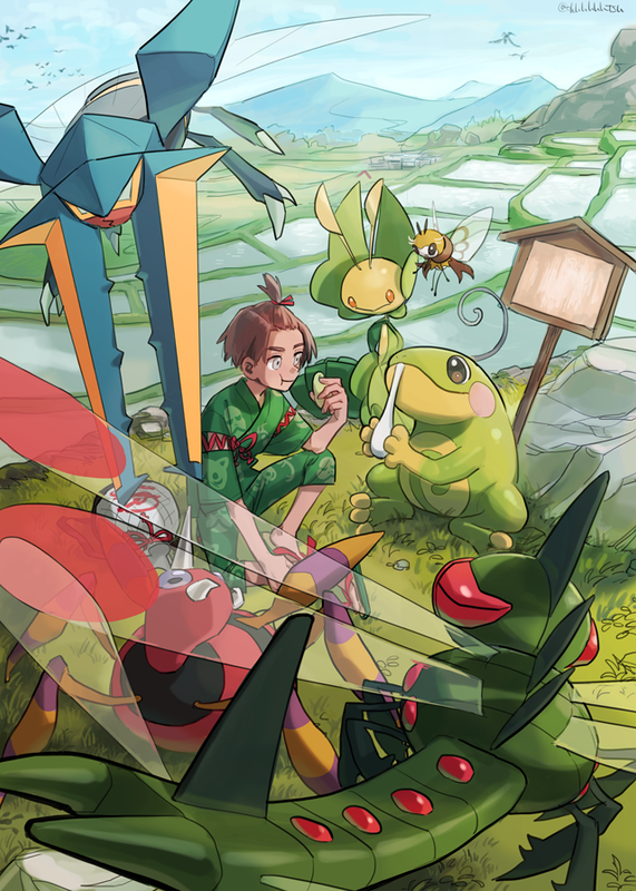 florian-ribombee-politoed-leavanny-ariad