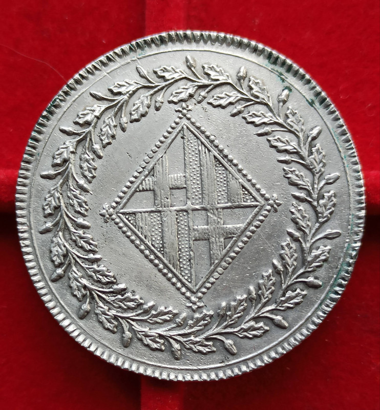 5 Pesetas de 1810. Cataluña Napoleónica. 19