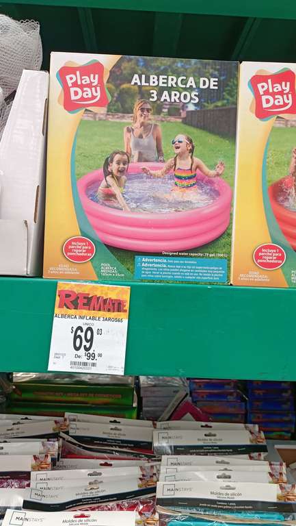 Bodega Aurrera: Mini alberca inflable para niños