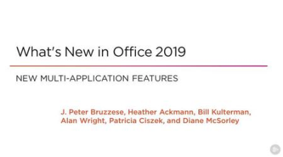 What's New in Office 2019