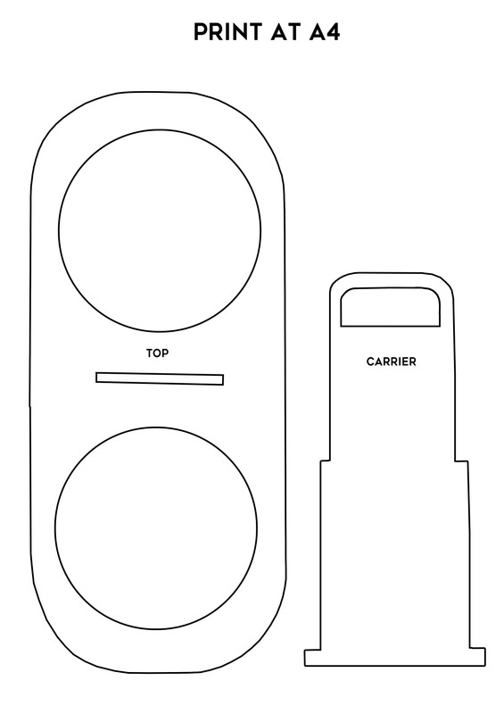Coffee Cup Holder Template 1
