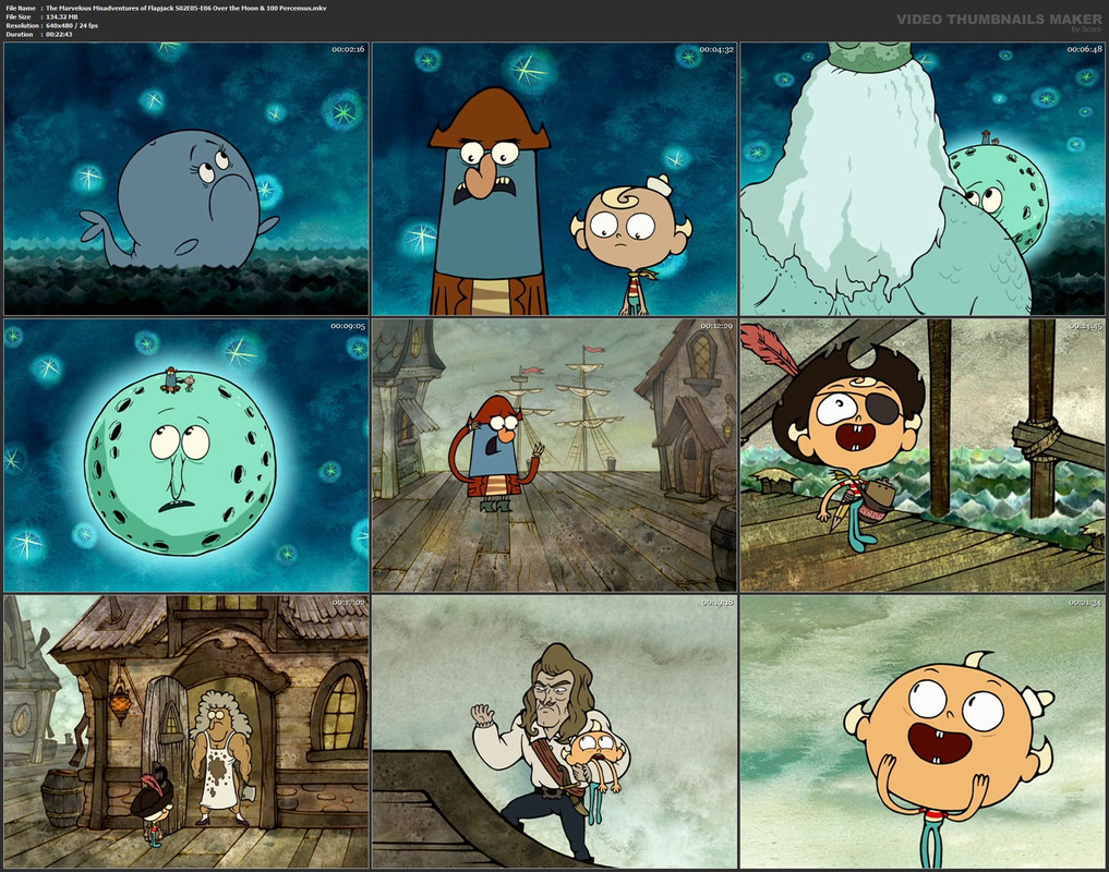 The Marvelous Misadventures of Flapjack S02E05-E06 Over the Moon & 100 Percensus.mkv