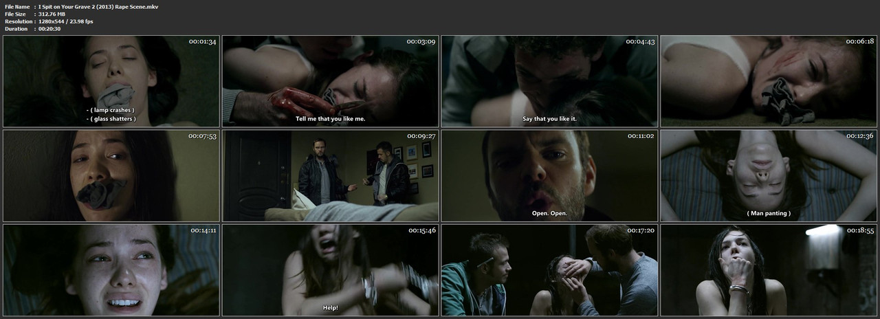I Spit on Your Grave 2 (2013) Rape Scene.mkv