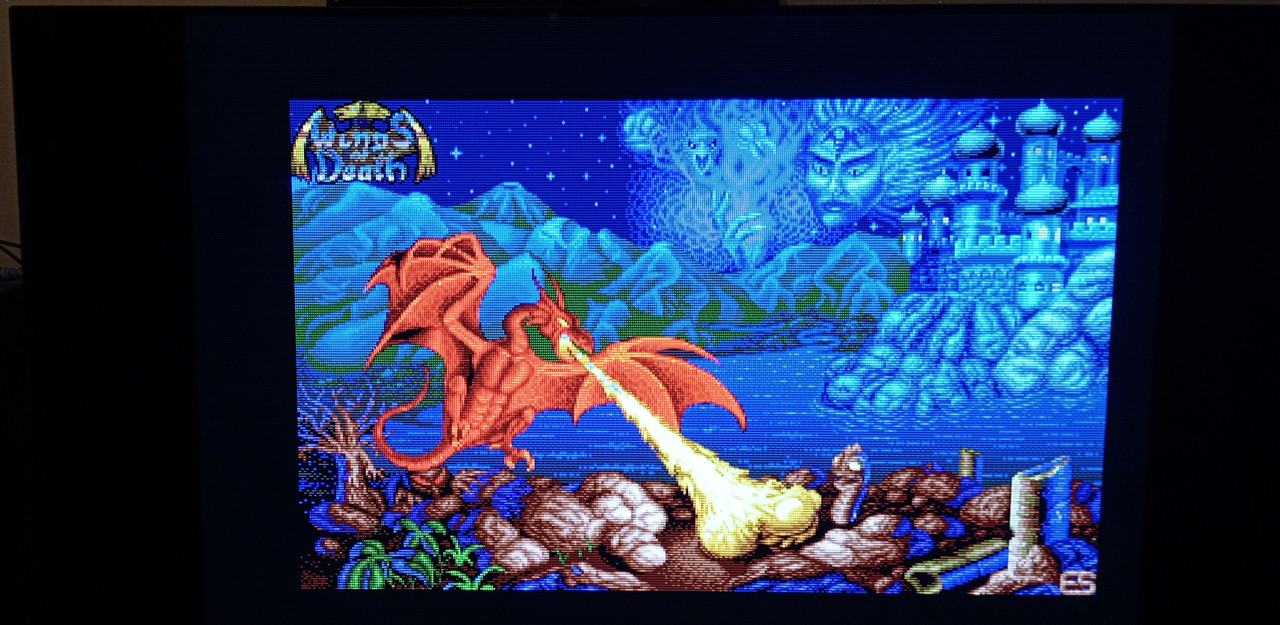 Mister Retrotink 4K am OLED TV