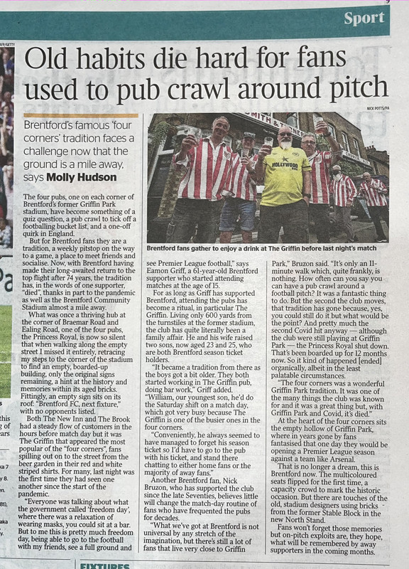 TheTimes Brentford's FOur COrners IMG_1128