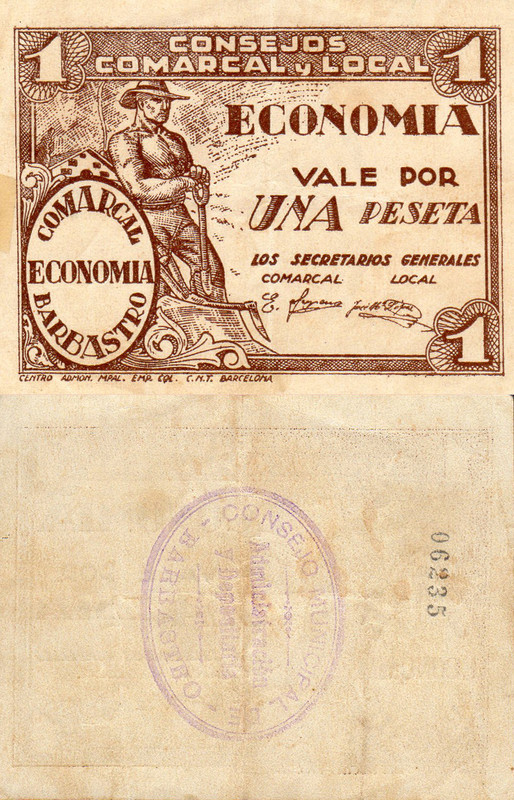 Guerra Civil Española 1936-39 1-Pta-Barbastrov