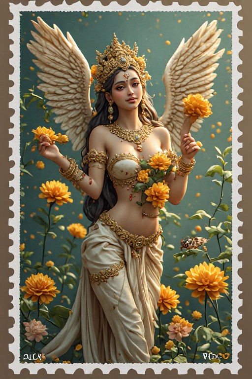 the-goddess-mahavira-stamp-bes-(78)