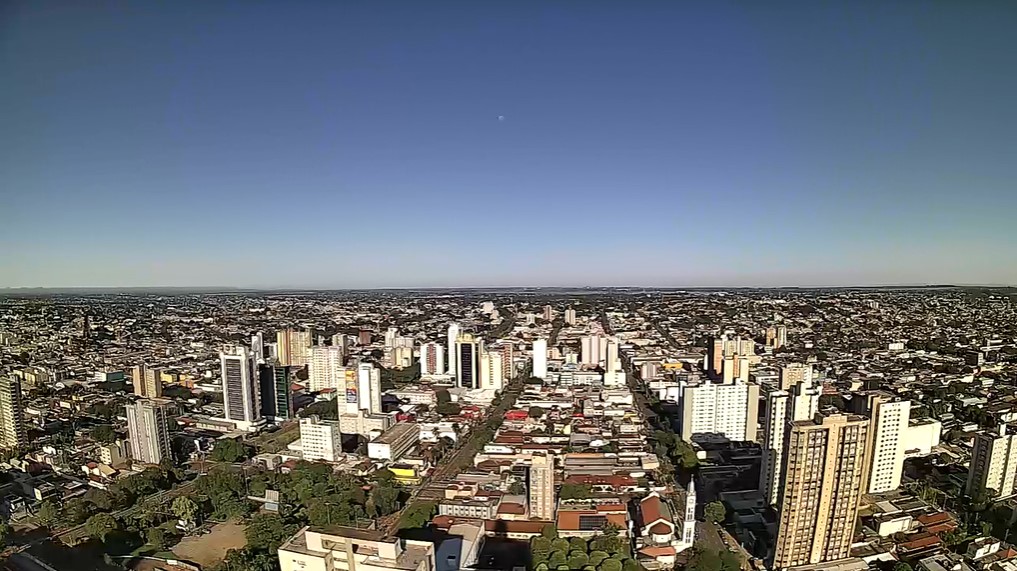 Campo Grande nesta manhã de domingo