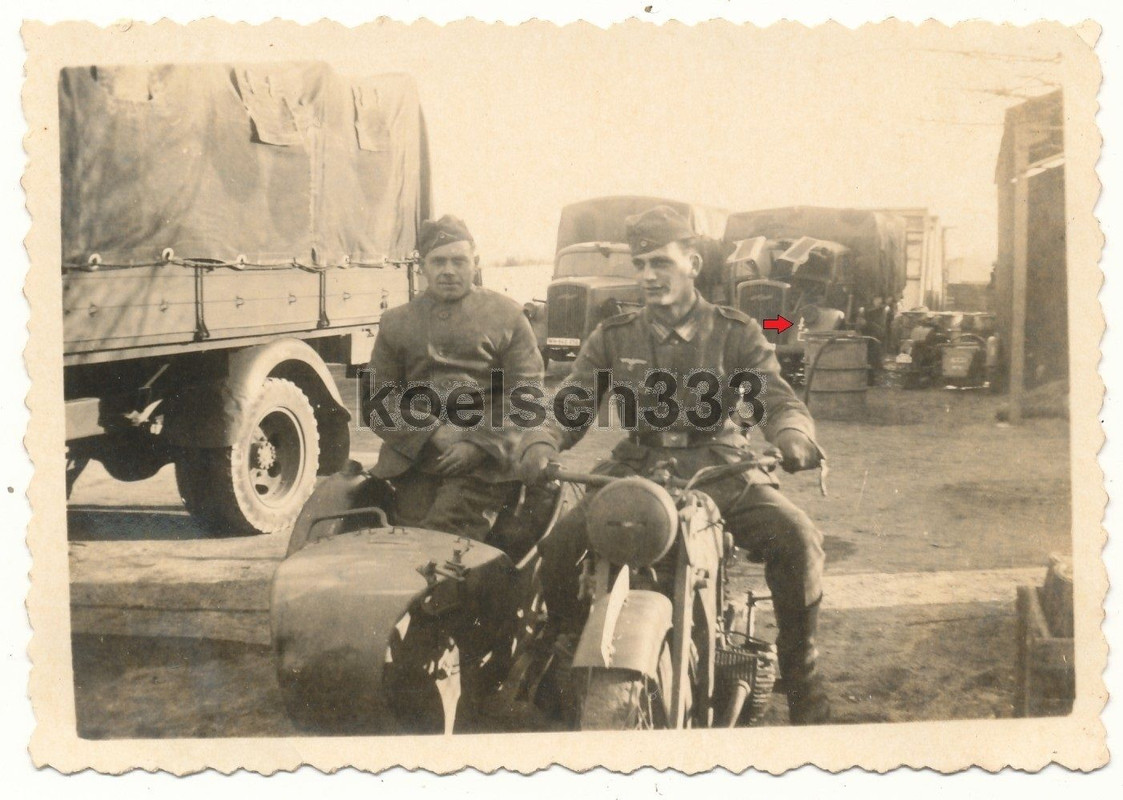 Kradmelder Zündapp Krad Motorrad Opel Blitz LKW 