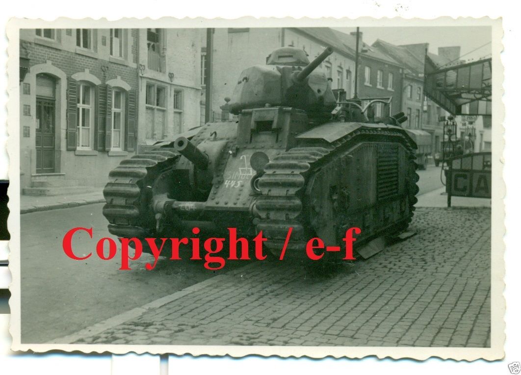 FOTO - PANZER - Französischer CHAR 1bis - NAME S