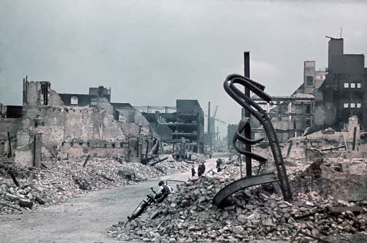 El centro devastado de Rotterdam, 23 de mayo de 1940 El centro devastado de Rotterdam, 23 de mayo de 1940