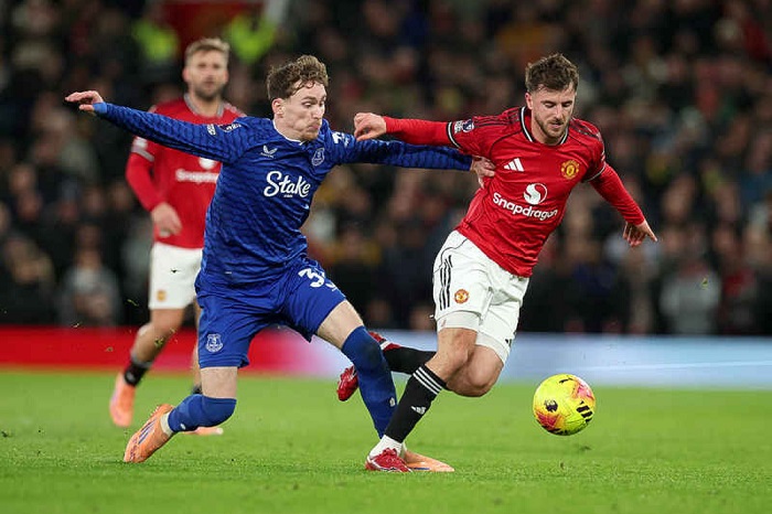 Everton vs Man United, 03h00 ngày 24/02