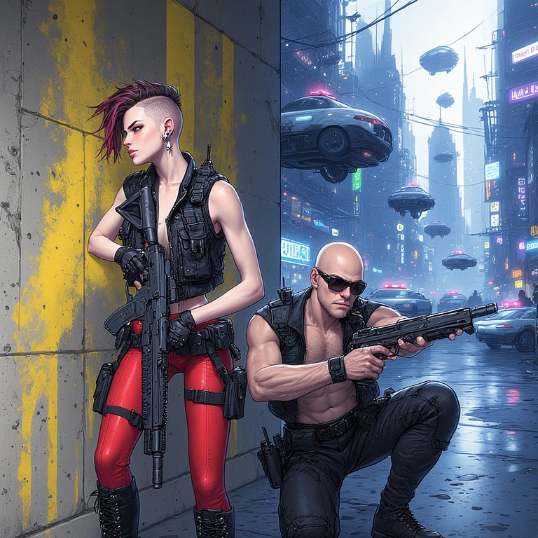 Two-futuristic-armed-individua-(6)