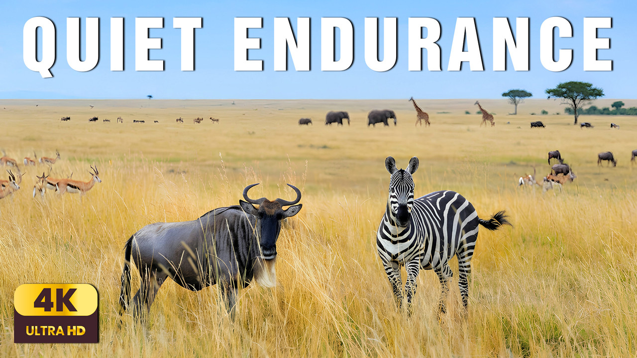 Grazers of the Golden Plains | Calm African Wildlife & Peaceful Savannah Life