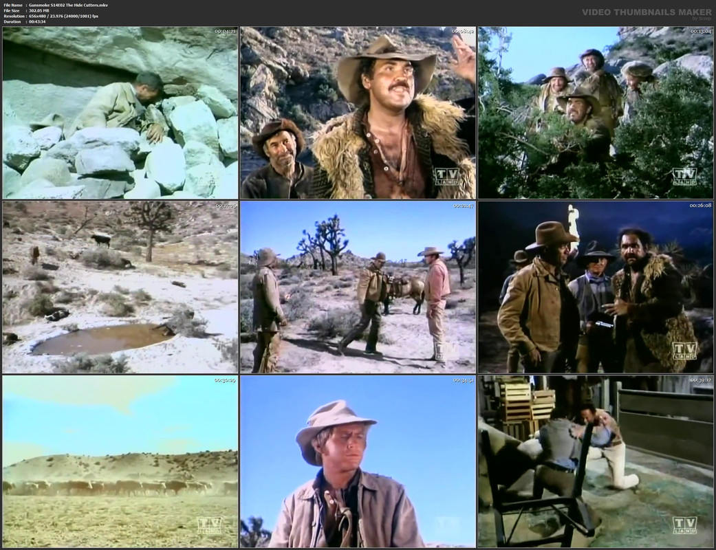 Gunsmoke S14E02 The Hide Cutters.mkv