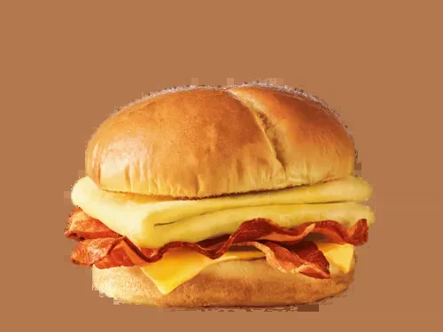 Bacon Egg and Cheese Brioche Breakfast Sandwich