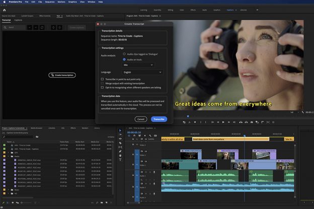 Adobe Speech to Text for Premiere Pro (2023) Pre-activated (Español) 2