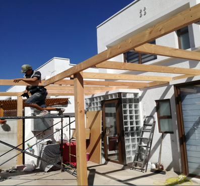 Ejemplo de obras menores realizadas por Prosigna, incluye trabajos básicos de construcción y reparación