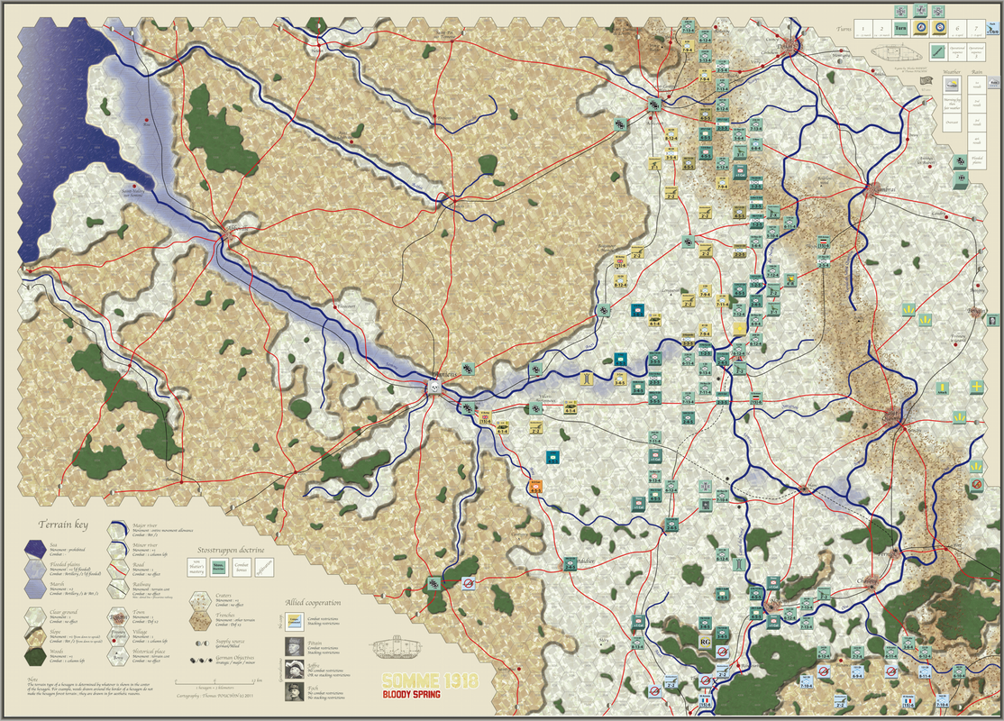 Somme 1918Map
