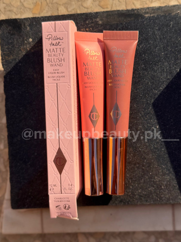 Charlotte Tilbury Pillow talk Matte Blush wand 12 ML each.