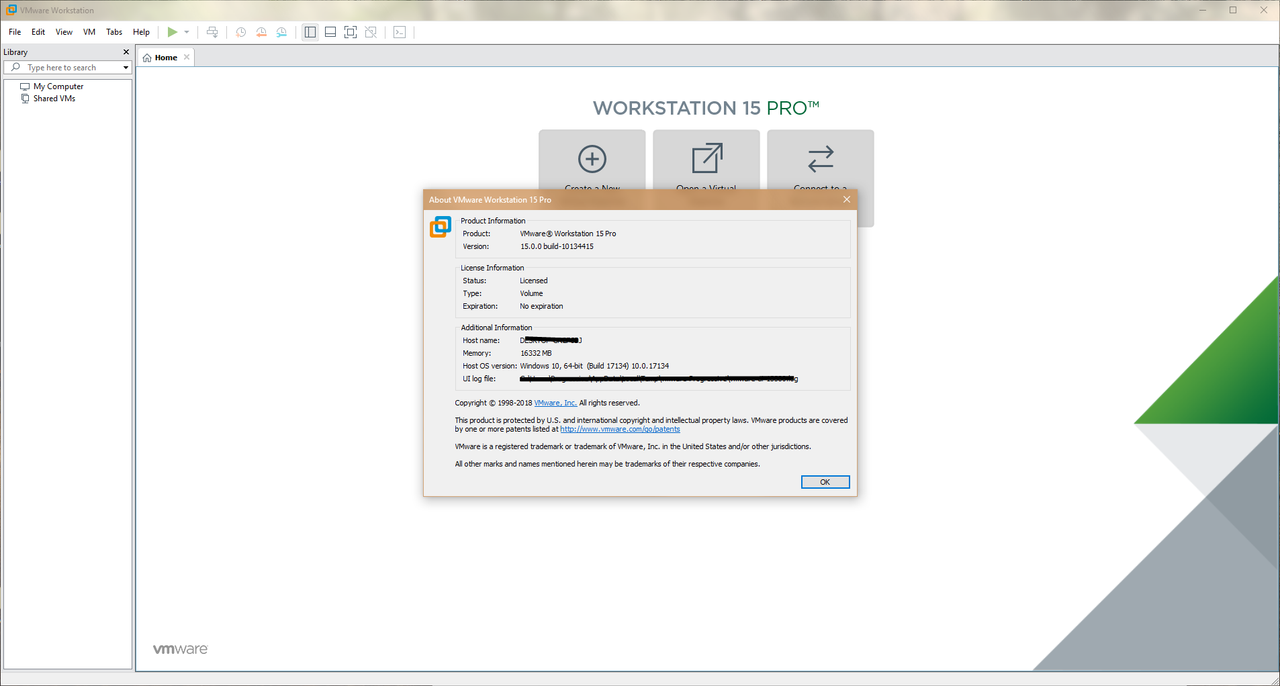 VMware Workstation Pro 15.1.0 Build 13591040 (x64) | Katılımsız