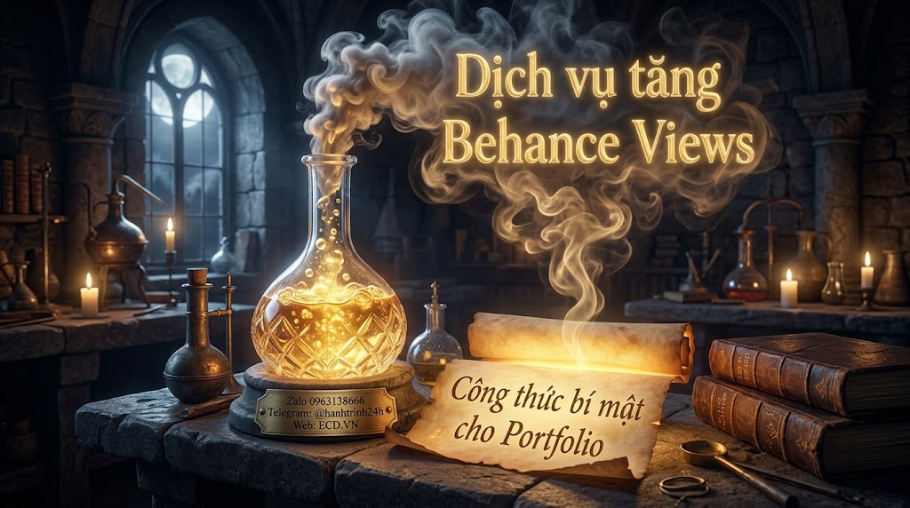 tăng behance views 2024 tăng lượt xem