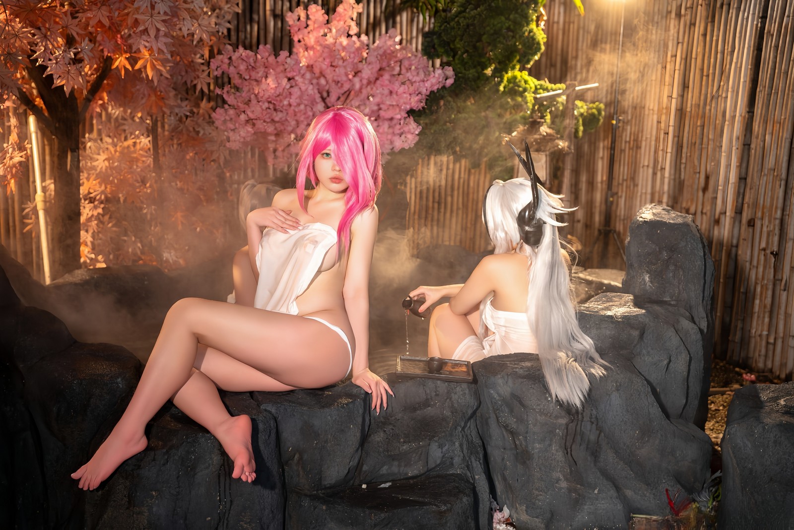 小瑶幺幺 &九言 &喜茶苍苍子 碧蓝航线 温泉之旅 写真集【66P｜193MB】插图7