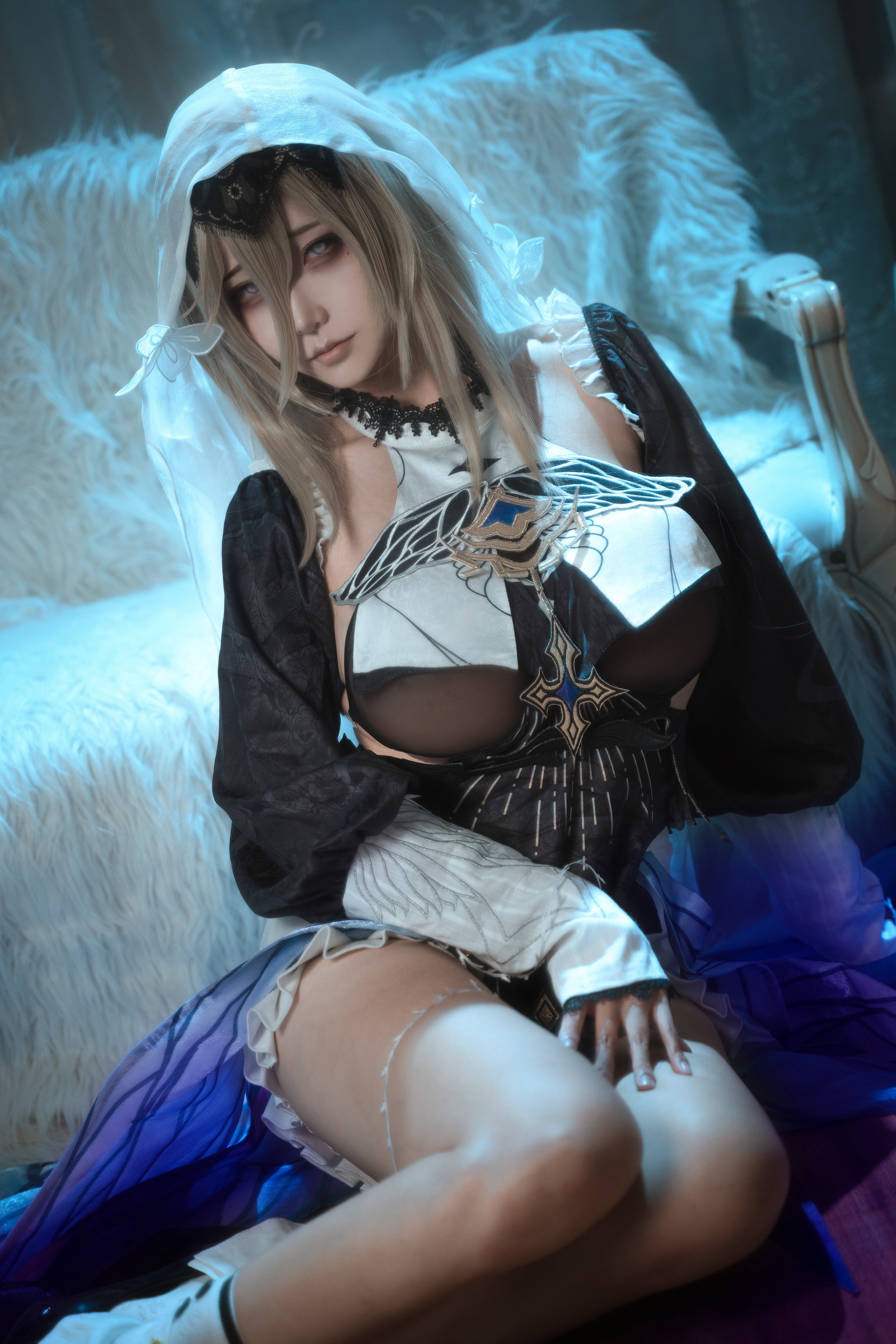 Seya-狮砸 – 崩坏 阿波尼亚 Cosplay 高清写真（15P+4V-172.1MB）插图1